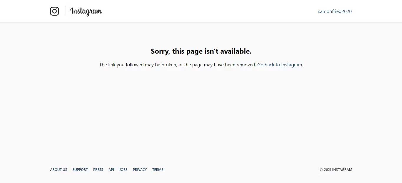 Dùng link tài khoản profile