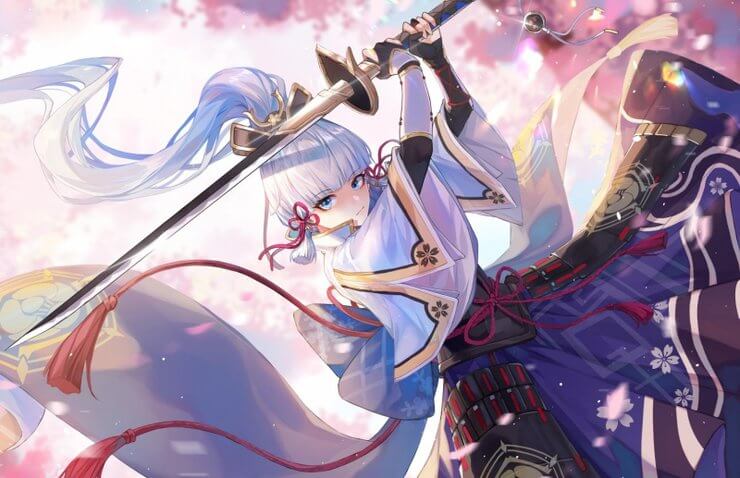 Kamisato Ayaka trong Genshin Impact