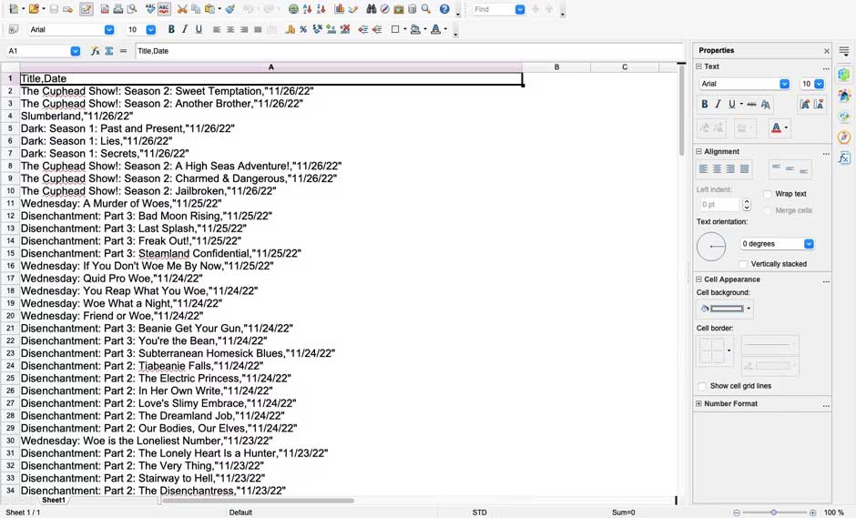 File lịch sử đã xem trên Netflix