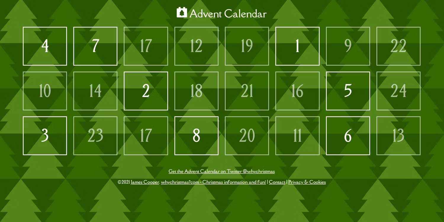 Lịch mùa Vọng online