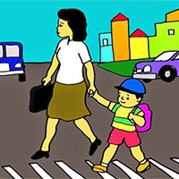 Mẫu bìa bài dự thi An toàn giao thông cho nụ cười ngày mai năm 2024 - 2025