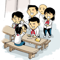 Hãy kể một trường hợp bạo lực học đường mà em biết