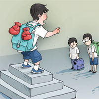 Vẽ tranh tuyên truyền về phòng, chống bạo lực học đường