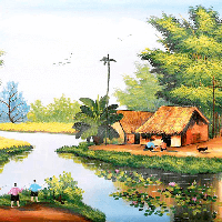 Nêu tình cảm, cảm xúc của em về cảnh vật trong tranh 