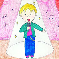 Tập làm văn lớp 5: Dàn ý Tả một ca sĩ đang biểu diễn (4 mẫu)