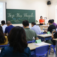 Giấy mời họp phụ huynh cuối học kì 1 năm 2024 - 2025