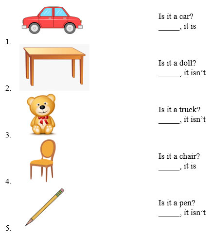 Look at the picture and write 