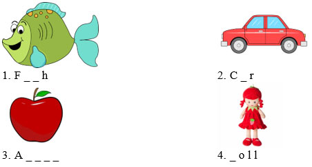 Look at the picture and complete the word