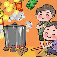 Đoạn văn nói về hoạt động của mỗi người trong gia đình em vào tối giao thừa (5 mẫu)