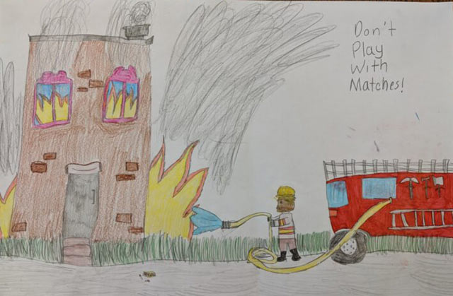 Tranh vẽ phòng chống cháy nổ