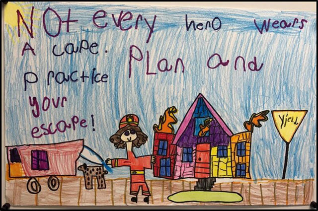 Tranh vẽ phòng chống cháy nổ