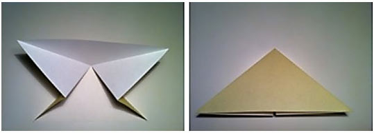 Gấp giấy thủ công thành hình con cá