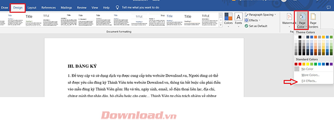 Hướng dẫn chèn hình nền trong Microsoft Word