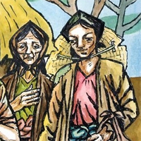 Văn mẫu lớp 12: Mở bài nhân vật bà cụ Tứ trong Vợ nhặt