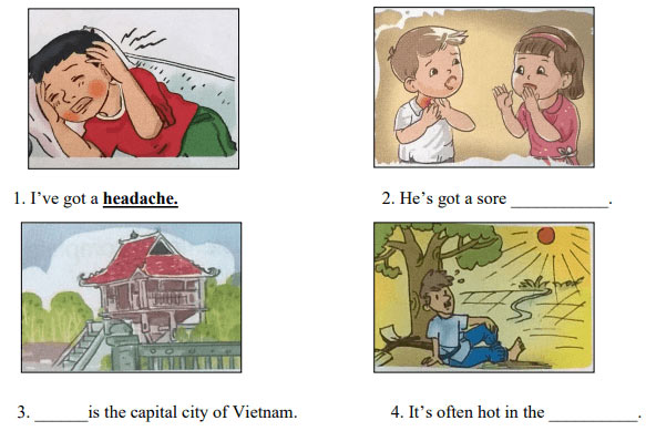 Look picture and write