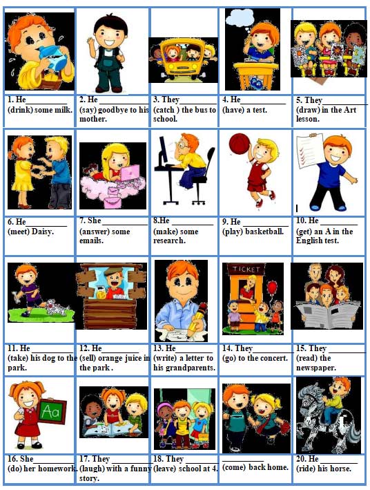  Simple past with ORDINARY VERB 