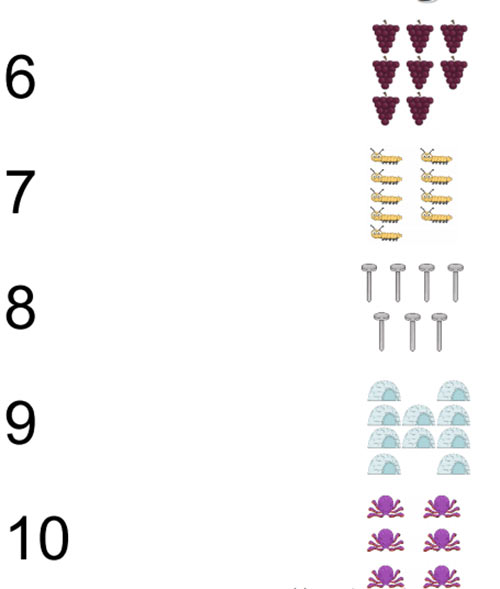 Bài tập nối số cho bé