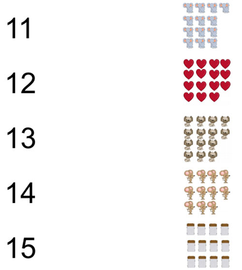 Bài tập nối số cho bé