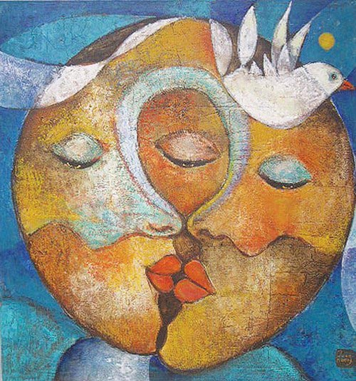 Mẫu tranh vẽ Em yêu Hà Nội - thành phố vì hòa bình 2023