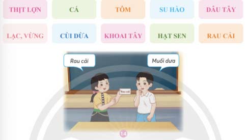 Trò chơi "Thực phẩm - Bảo quản"