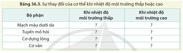 Viết tên các bộ phận