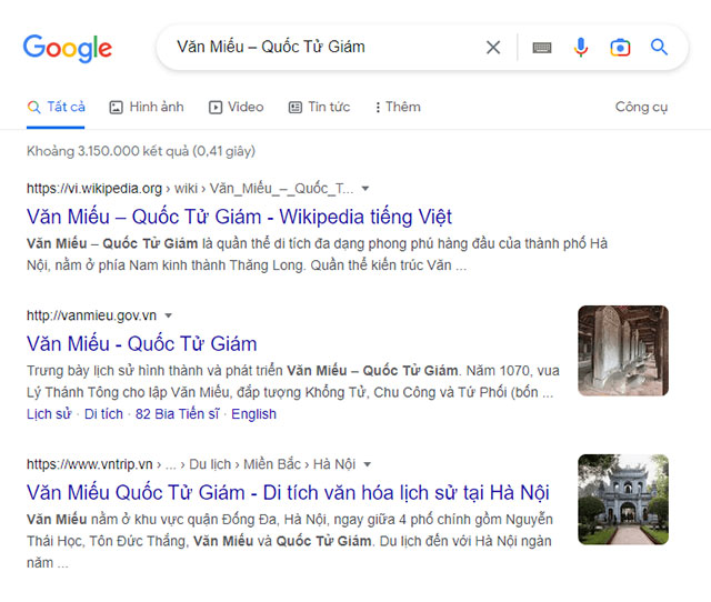 Tìm kiếm thông tin