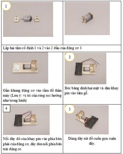 Lắp ráp mô hình máy giặt