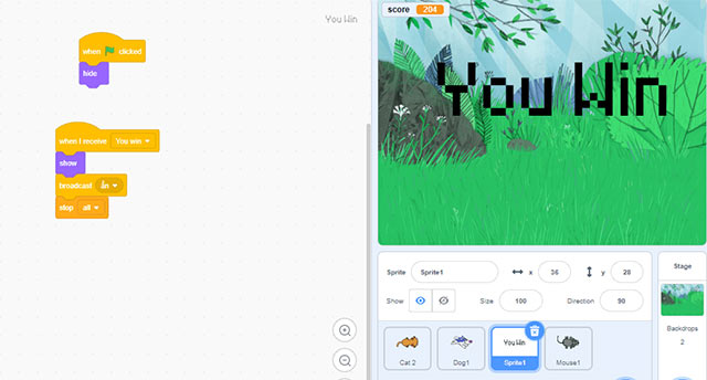 Thực hành tạo chương trình của em