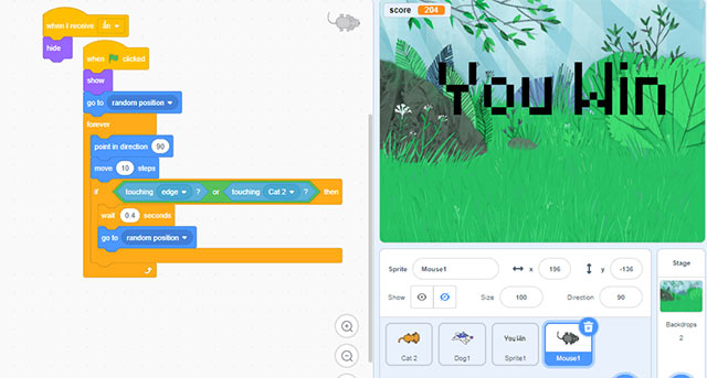Thực hành tạo chương trình của em