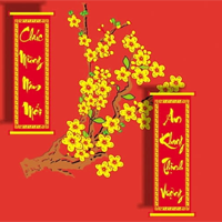 Văn mẫu lớp 11: Đoạn văn giới thiệu một câu đối Tết mà em đã sưu tầm