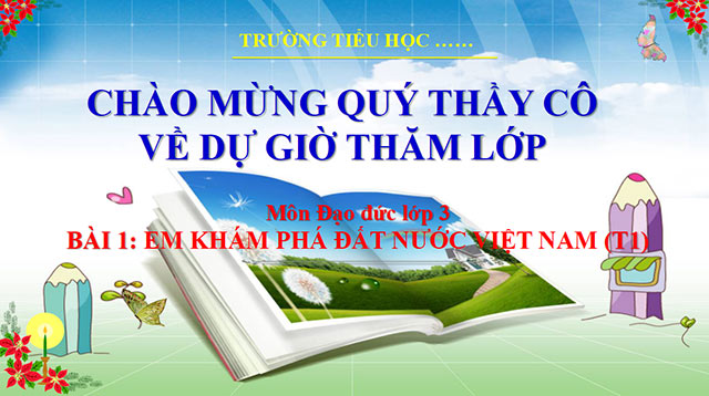 Giáo án PowerPoint Đạo đức 3