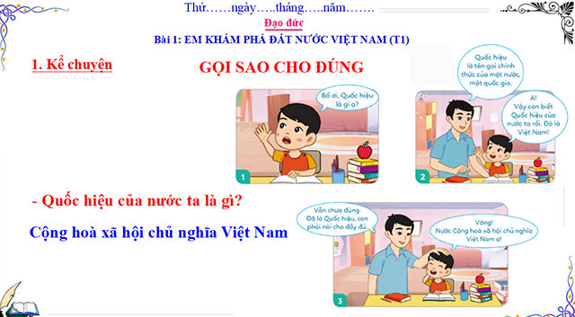 Giáo án PowerPoint Đạo đức 3
