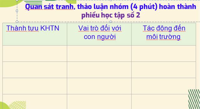 Khoa học tự nhiên 6