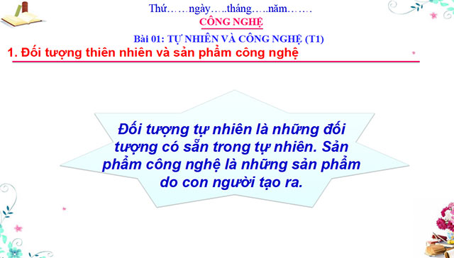 Giáo án PowerPoint Công nghệ 3