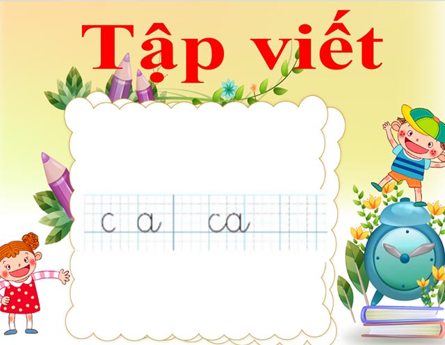 Giáo án PowerPoint Tiếng Việt 1