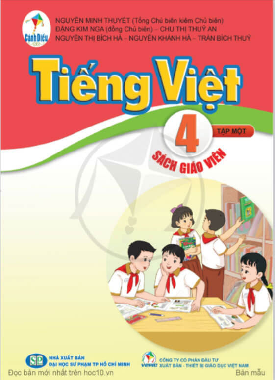 Sách giáo viên Tiếng Việt 4 - Tập Một