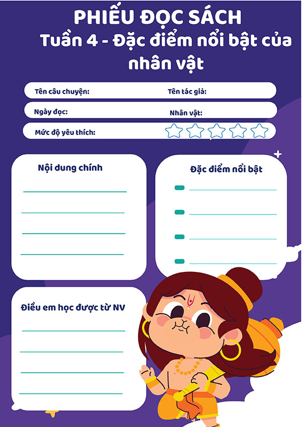 Phiếu đọc mở rộng Tiếng Việt 4 Kết nối tri thức