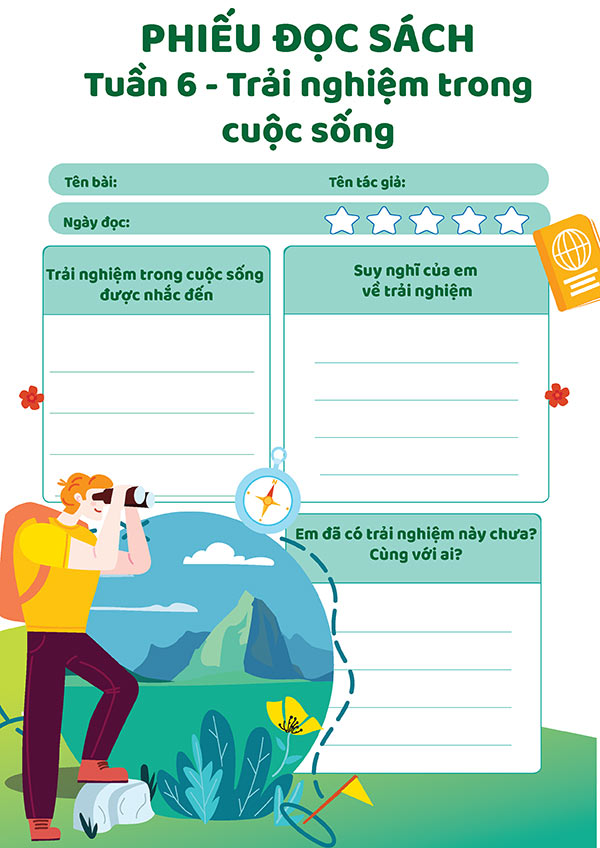 Phiếu đọc mở rộng Tiếng Việt 4 Kết nối tri thức