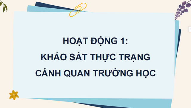 Hoạt động trải nghiệm 4 sách Cánh diều