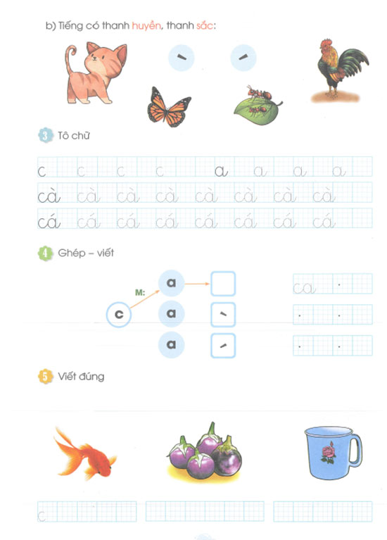 Phiếu bài tập cuối tuần môn Tiếng Việt 1 sách Cánh diều