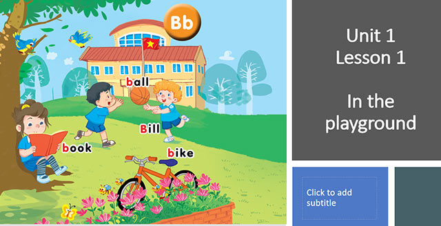 Giáo án PowerPoint Tiếng Anh 1 Global Success