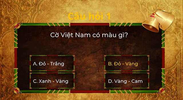 PowerPoint Rung chuông vàng 