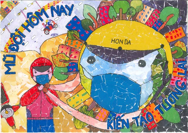 Mẫu tranh vẽ An toàn giao thông