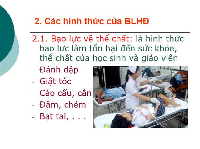 PowerPoint Chuyên đề phòng chống bạo lực học đường