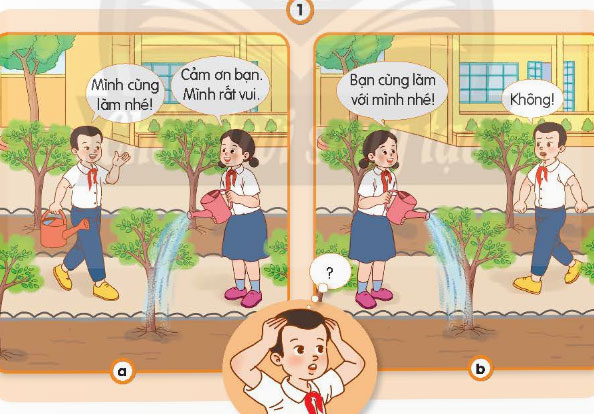 Em thiết lập quan hệ bạn bè