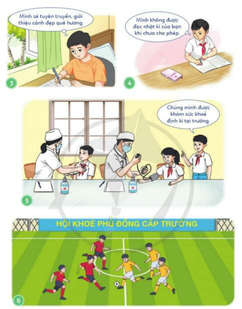 Em thực hiện quyền và bổn phận của trẻ em