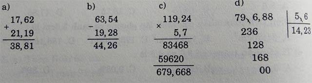 Đề ôn tập thi giữa học kì 2 môn Toán lớp 5 