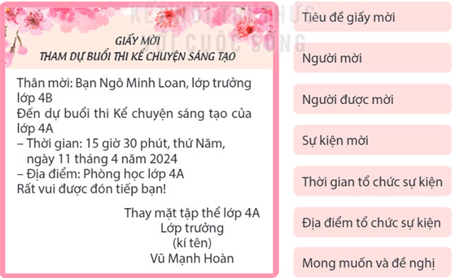 Viết giấy mời