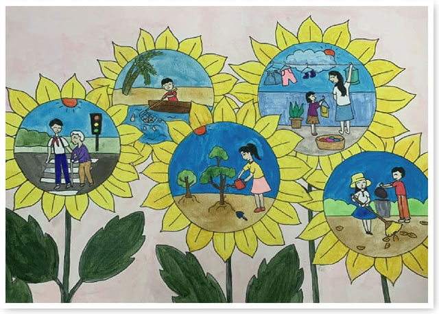 Thiếu nhi làm nghìn việc tốt 2024