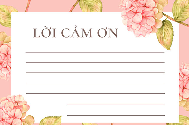 PowerPoint lời cảm ơn của học sinh dành cho bố mẹ
